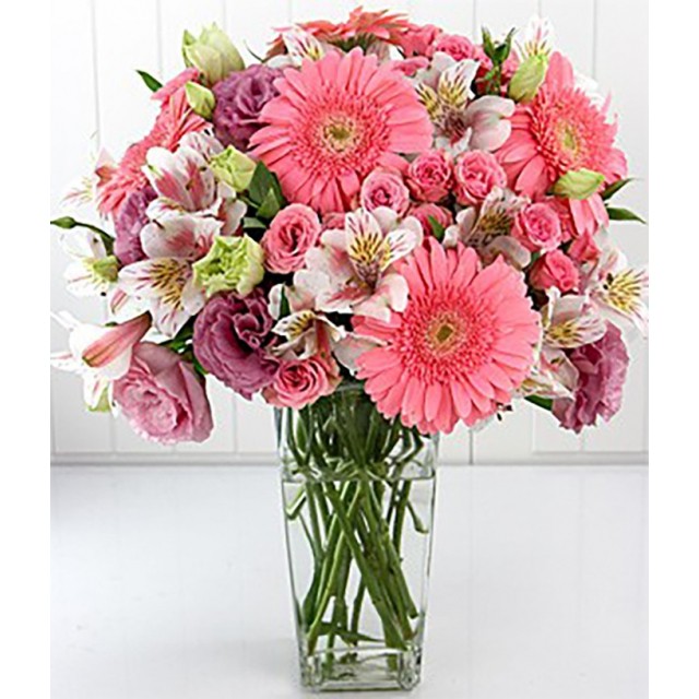 (미국, 캐나다) Sweet Serenade 핑크 꽃다발